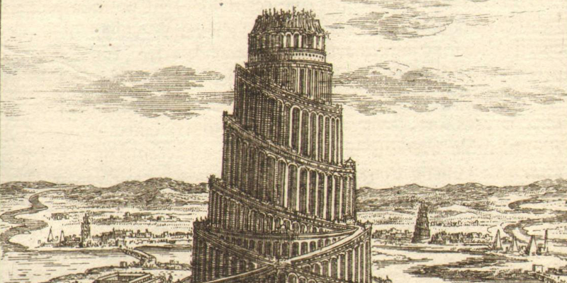 La vision d'un artiste de la Tour de Babel